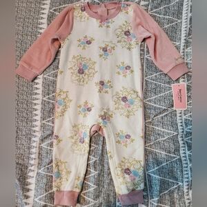 Juicy Couture one piece size 18 months pink and white floral